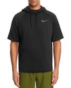 Nike Hyper Fleece Short Sleeve Hoodie Sweatshirt