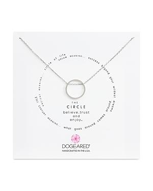Dogeared Circle Pendant Necklace, 18