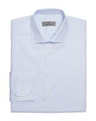Canali Cotton Stitch Dot Classic Fit Dress Shirt