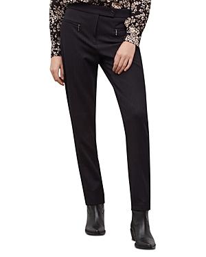 Gerard Darel Emil Straight Leg Pinstriped Pants