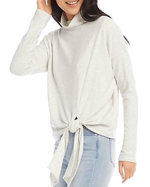 Karen Kane Mock Neck Tie Top