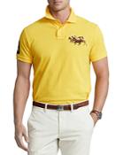 Polo Ralph Lauren Cotton Triple Pony Embroidered Custom Slim Fit Polo Shirt