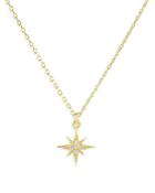 Moon & Meadow 14k Yellow Gold & Diamond Starburst Pendant Necklace, 18 - 100% Exclusive