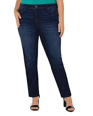 Liverpool Los Angeles Plus High Rise Slim Leg Jeans In Oak Branch