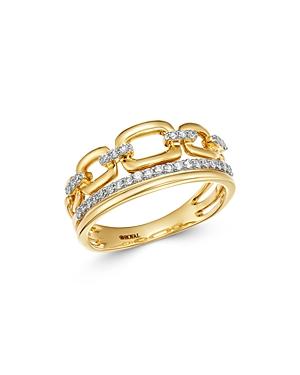 Bloomingdale's Pave Diamond Link Band In 14k Yellow Gold, 0.25 Ct. T.w. - 100% Exclusive