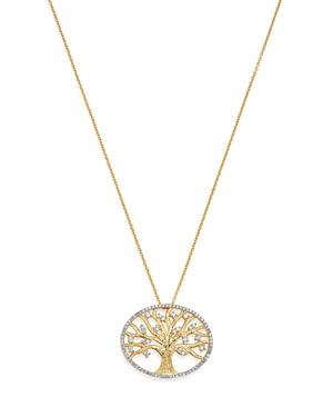 Diamond Tree Of Life Pendant In 14k Yellow Gold, 0.40 Ct. T.w. - 100% Exclusive