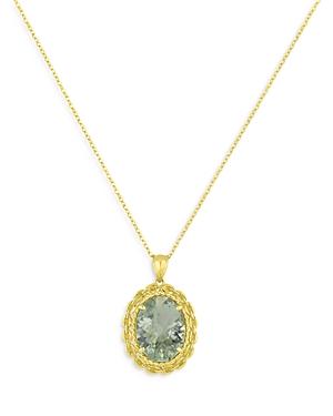Bloomingdale's Presiolite Pendant Necklace In 14k Yellow Gold, 18 - 100% Exclusive