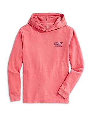 Vineyard Vines Cotton Garment Dyed Logo Graphic Hooded Tee