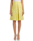 Karen Millen Jacquard Inverted Pleat Skirt - 100% Bloomingdale's Exclusive