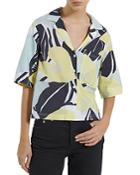 The Kooples Hibiscus Short Sleeve Shirt