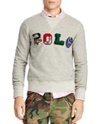 Polo Ralph Lauren Logo-patch Graphic Fleece Sweatshirt
