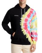 Purple Brand Partially Tie Dyed Hoodie