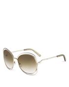 Chloe Carlina Oversized Sunglasses, 60mm