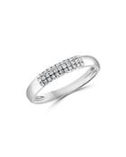 Bloomingdale's Diamond Pave Stacking Band In 14k White Gold, 0.10 Ct. T.w. - 100% Exclusive