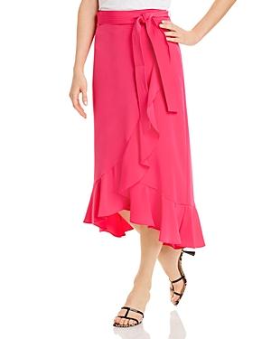 Karl Lagerfeld Paris Ruffled Faux Wrap Skirt