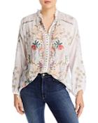 Johnny Was Brielle Embroidered Blouse