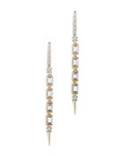 Bloomingdale's Diamond Line Earrings In 14k Yellow Gold, 1.0 Ct. T.w. - 100% Exclusive