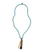 Mikia Turquoise Bandana Pendant Necklace