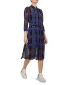 Ted Baker Colour By Numbers Laven Robot-check Shirt Dress