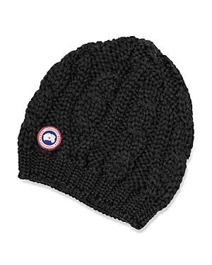 Canada Goose Cable Knit Beanie Hat