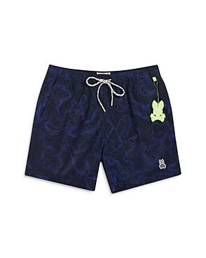 Psycho Bunny Dixon Slim Fit Swim Trunks
