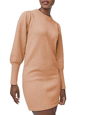 French Connection Babysoft Knit Balloon Sleeve Mini Dress