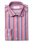 Eton Bold Striped Regular Fit Dress Shirt