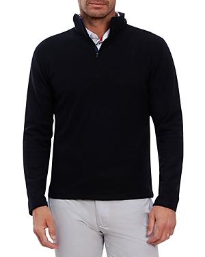 Robert Graham Fetter Stretch Regular Fit Quarter Zip Performance Sweatshirt