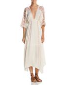 En Creme Embroidered Midi Dress - 100% Exclusive