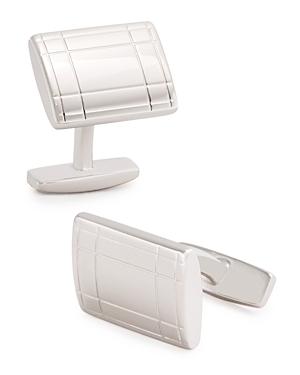 Boss Hugo Boss Adel Engraved Check Cufflinks