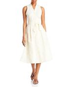 Tory Burch Logo Lace Wrap Dress
