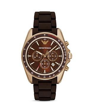 Emporio Armani Chronograph Link Bracelet Watch, 44mm