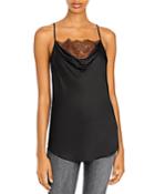 7 For All Mankind Lace Cowl Neck Camisole