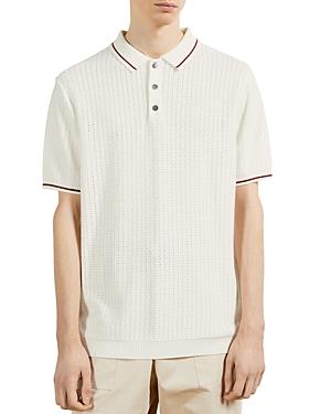 Ted Baker Pointelle Jacquard Regular Fit Polo