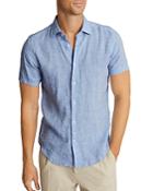 Reiss Holiday Short Sleeve Linen Shirt