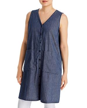 Eileen Fisher Organic Cotton Button Front Tunic