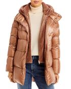 Herno Nylon Ultralight Short Jacket With Faux Fur Windguard