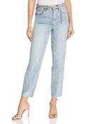 Blanknyc Belted Straight-leg Jeans In Gimme The Loot