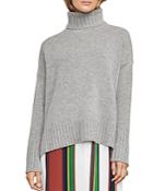 Bcbgmaxazria Steffe High/low Turtleneck Sweater