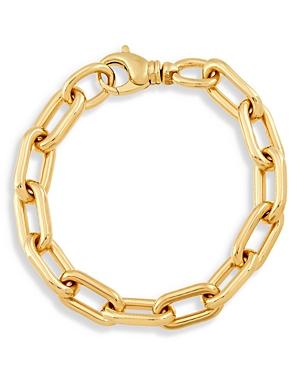 Alberto Amati 14k Yellow Oval Link Chain Bracelet