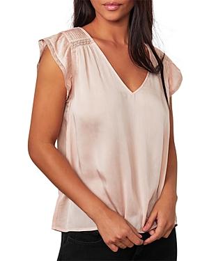 Velvet By Graham & Spencer Isabelle Cap Sleeve Top