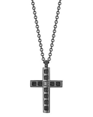 Alor Cross Pendant Chain Necklace, 24