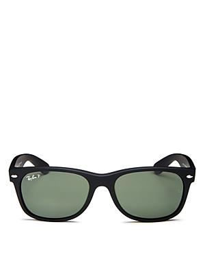 Ray-ban Unisex Polarized Wayfarer Sunglasses, 55mm