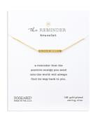 Dogeared The Reminder Bracelet In 14k Gold-plated Sterling Silver