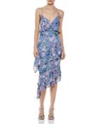 La Maison Talulah Here And Now Ruffled Floral Dress
