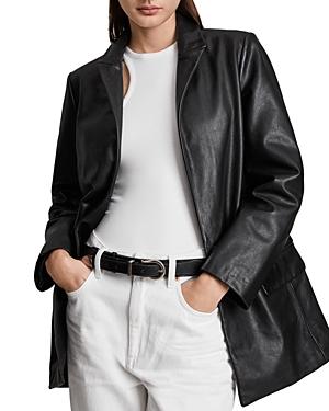 Allsaints Ren Leather Blazer