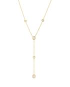 Roberto Coin 18k Yellow Gold Diamonds By The Inch Diamond Bezel Lariat Necklace, 16-18