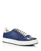 Kenneth Cole Men's Don Embossed Leather Lace Up Sneakers