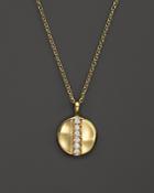 Ippolita 18k Glamazon Stardust Mini Disc Pendant Necklace With Diamonds, 16