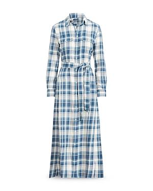 Polo Ralph Lauren Plaid Cotton Shirt Dress